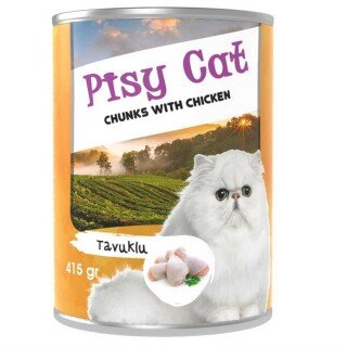 Pisy Cat Tavuk Etli 415 gr Kedi Maması kullananlar yorumlar